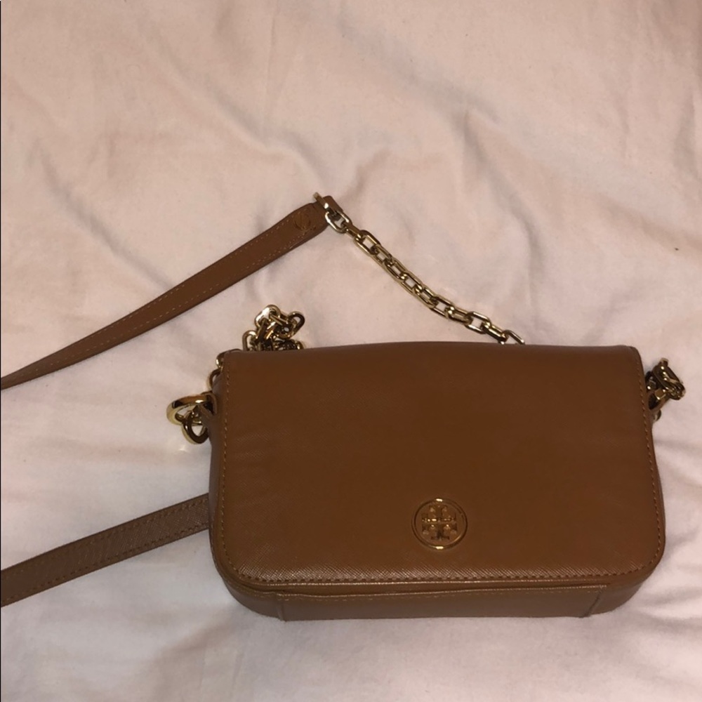 Tory Burch cross body gold chain